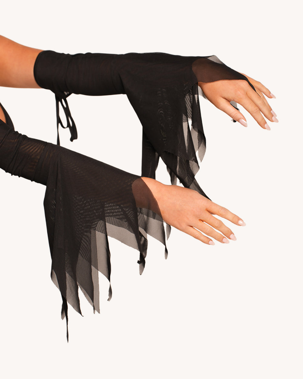 Getting Hyped Mesh Dress with Sleeves - Image 1