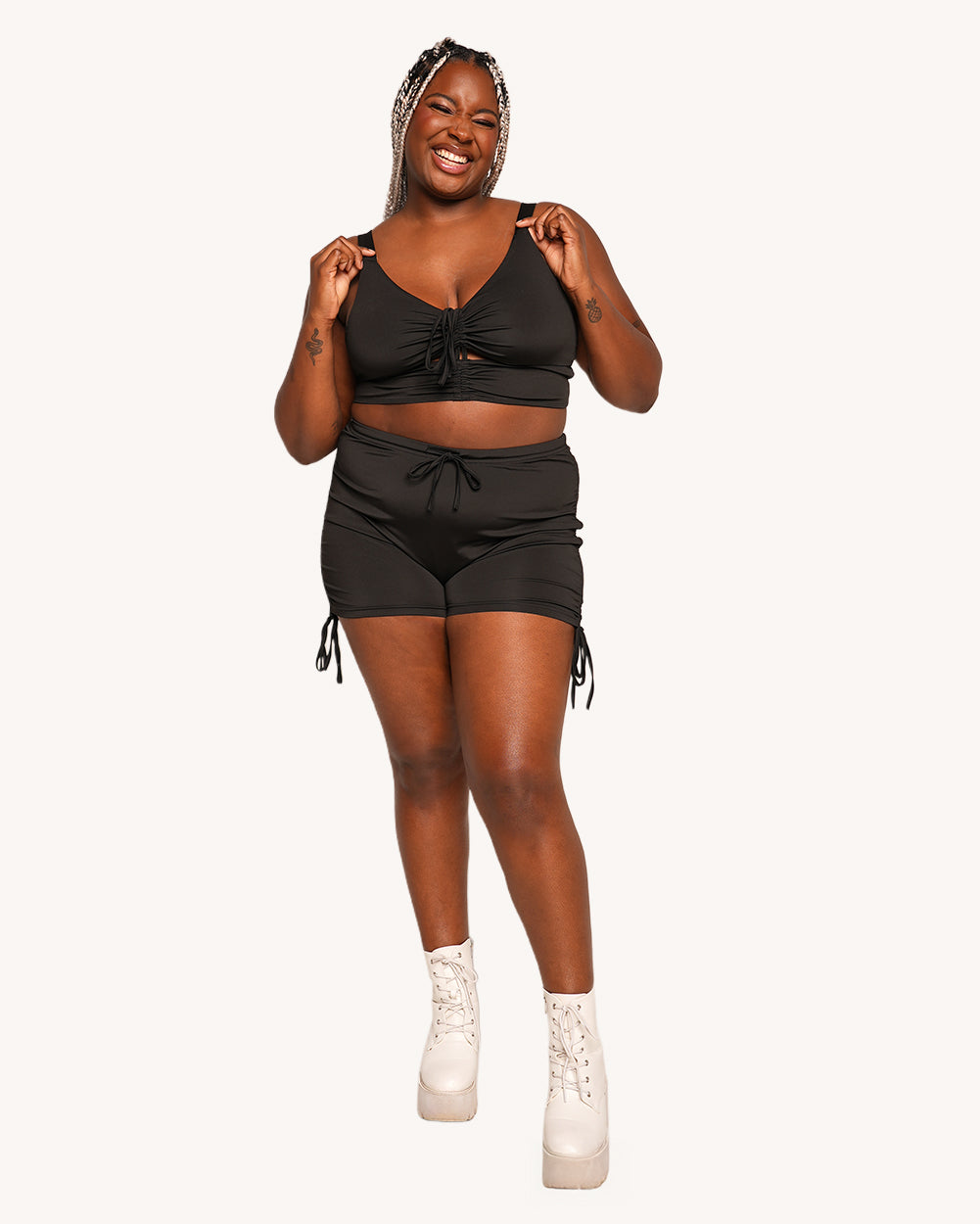 Getting Hyped Ruched Top - Image 33191392051383