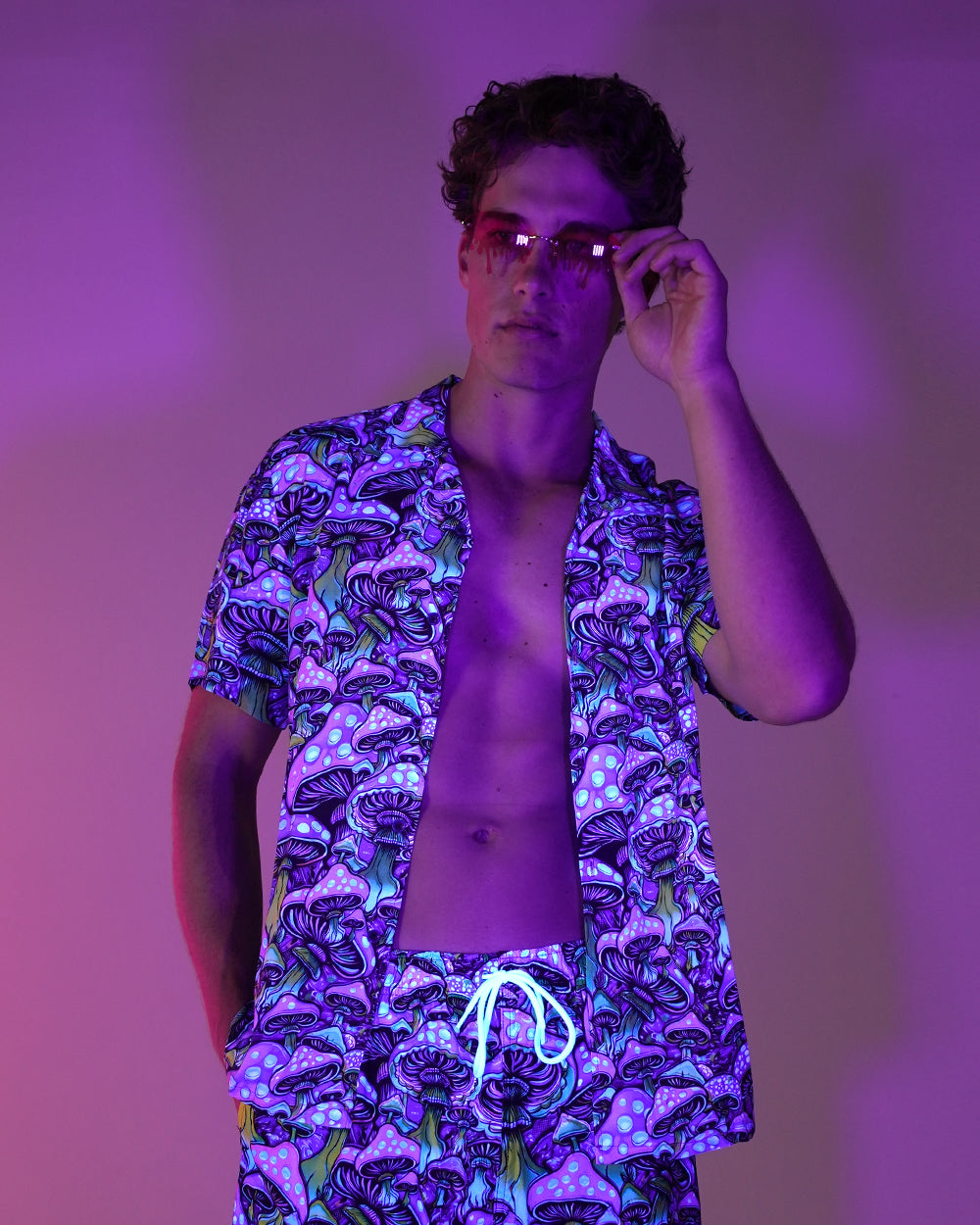 Glowshroom Camp Shirt - Image 1