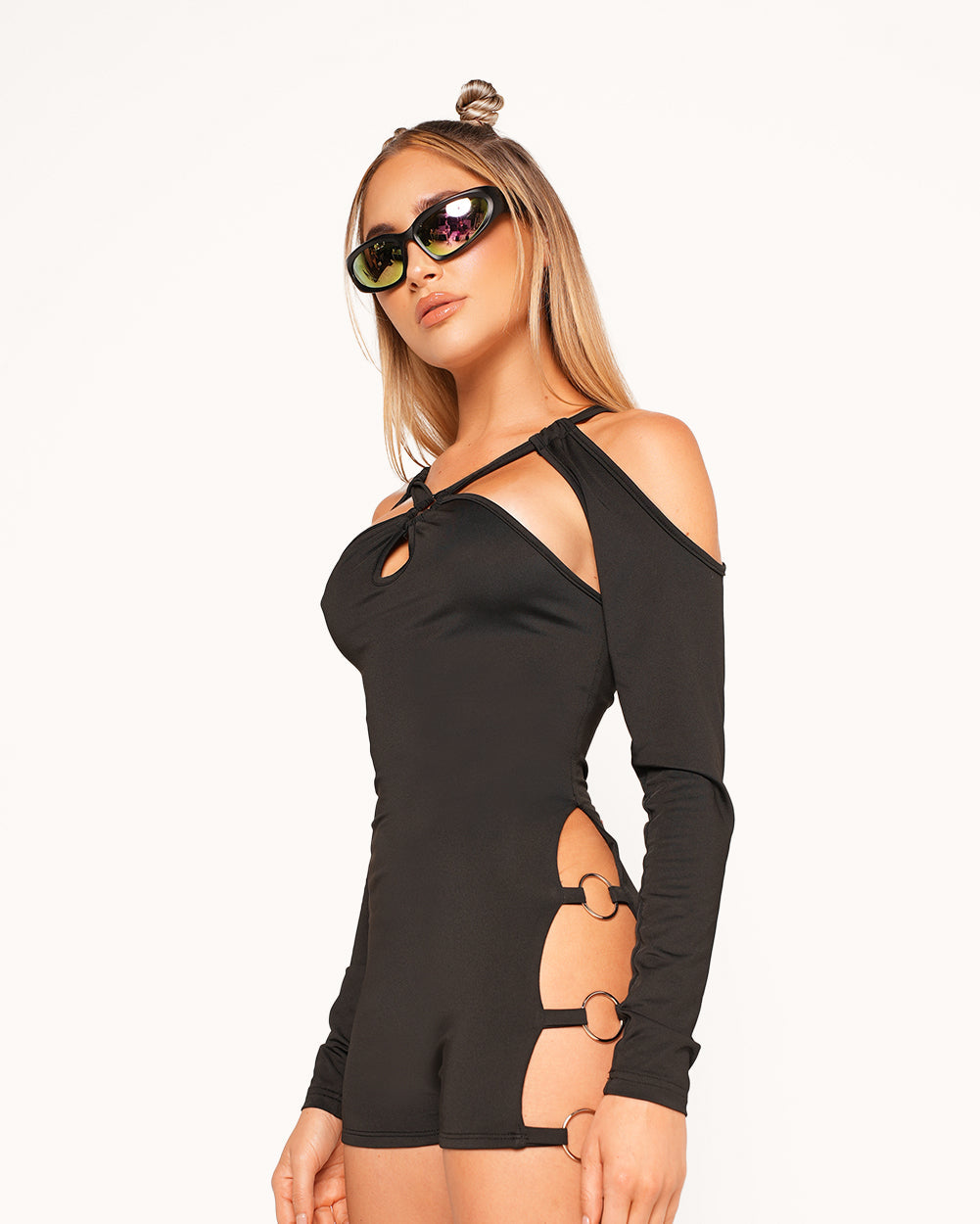 Good Times Romper-Black-Regular-Side--Liberty---S