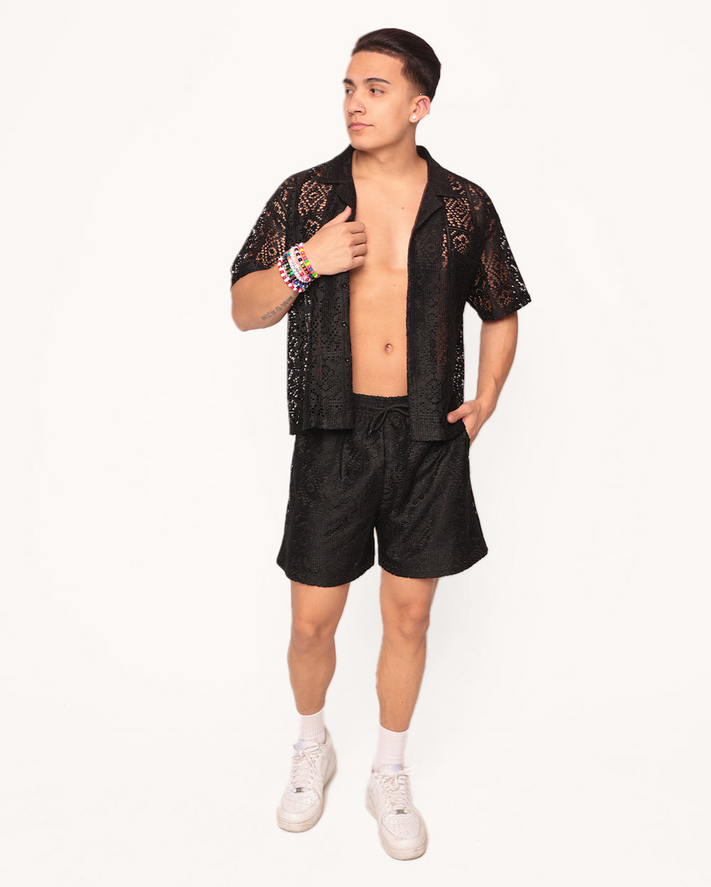 Got That Rizz Crochet Men's Shorts-Men