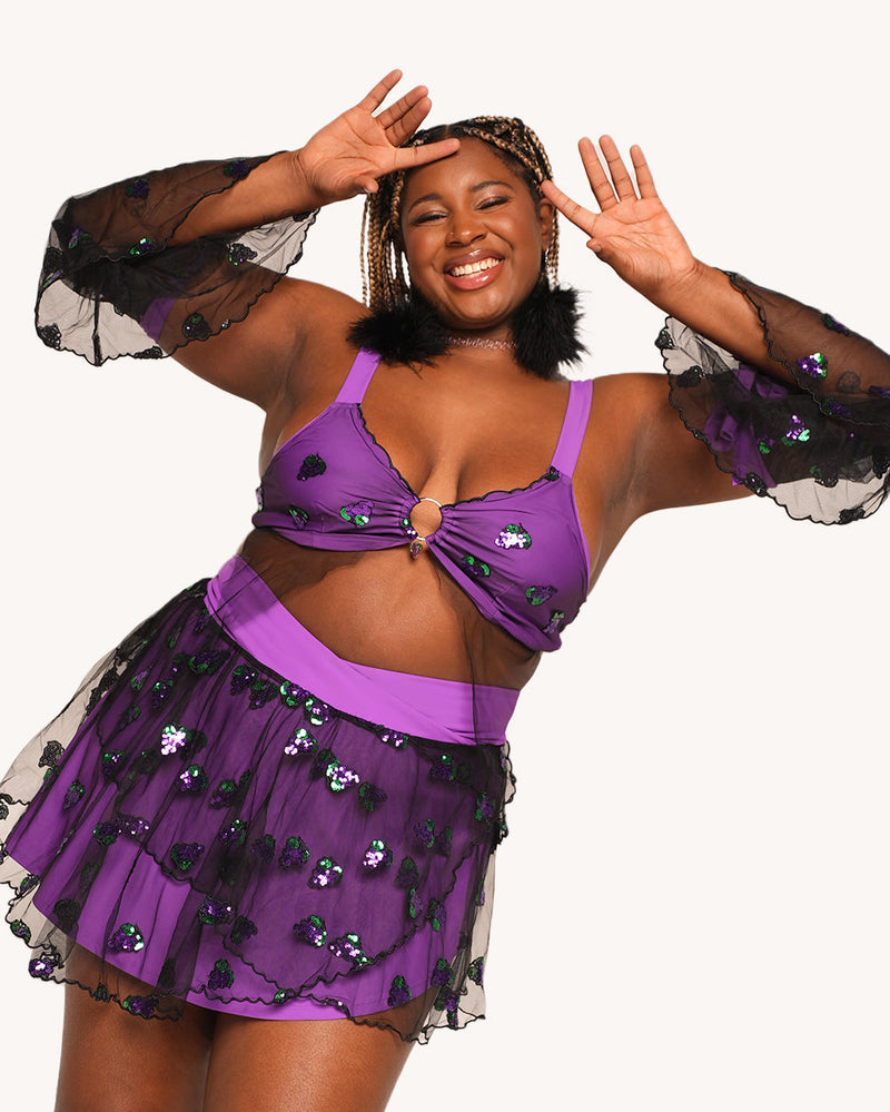 Grape Jelly Top with Sleeves - Image 34131259359415