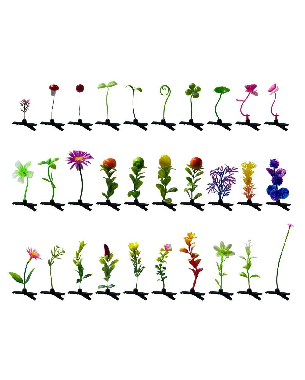 Groovy Garden Leaf & Flower Sprouts 30-pc Set - Image 32477750198455
