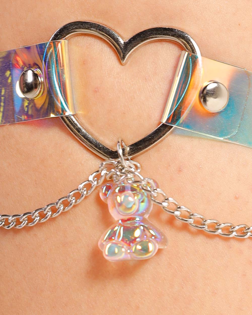 LOML Gummy Bear Holo Pair Leg Garters - Image 36343327260855