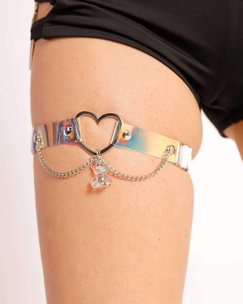 LOML Gummy Bear Holo Pair Leg Garters - Image 36343327228087
