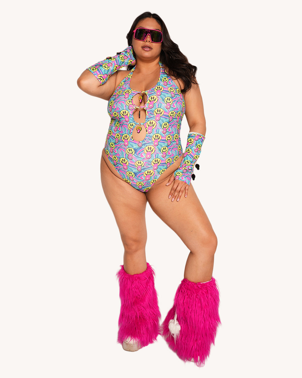 Happy Hour Bodysuit with Sleeves - Image 35180720390327