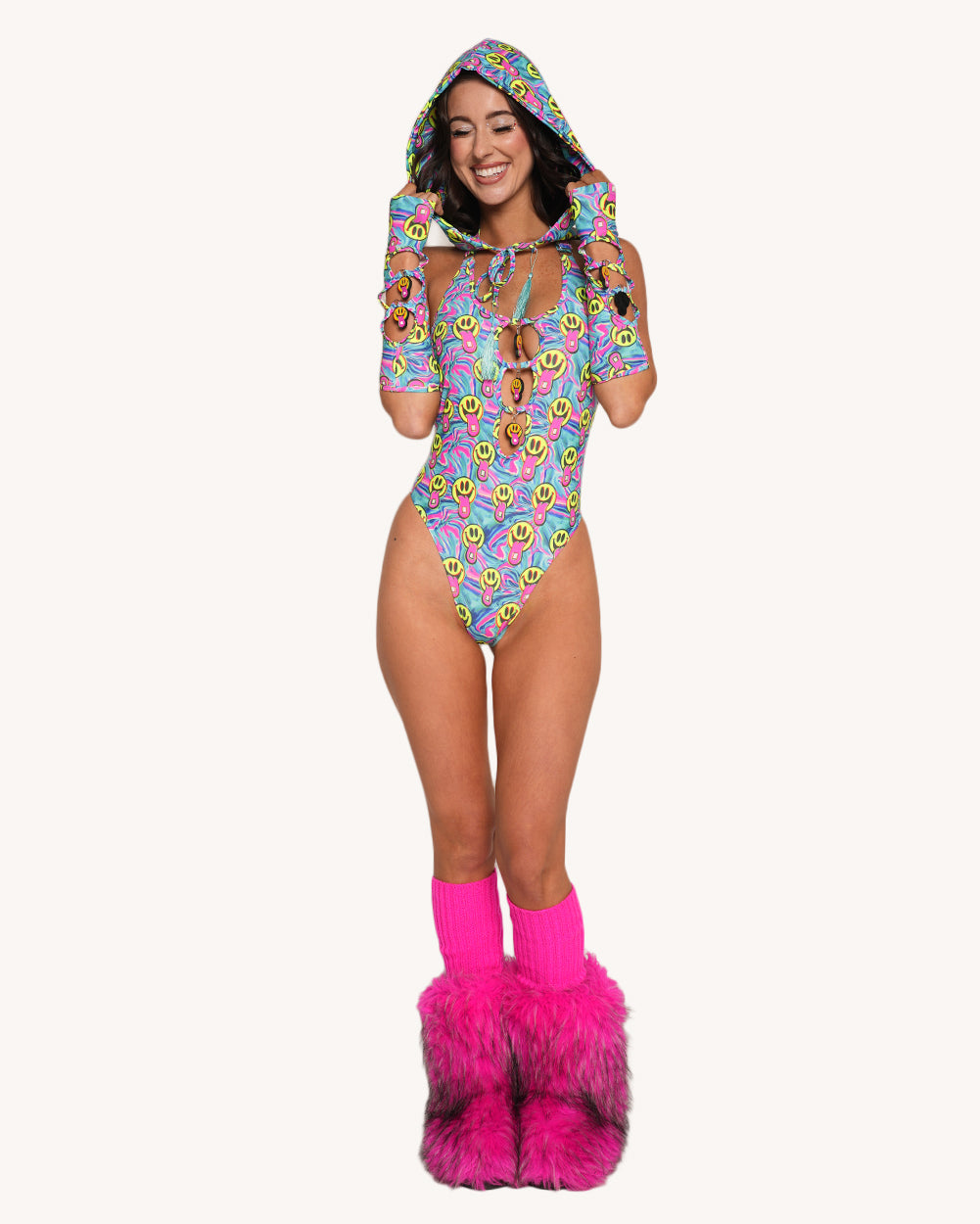 Happy Hour Bodysuit with Sleeves - Image 35057771479223