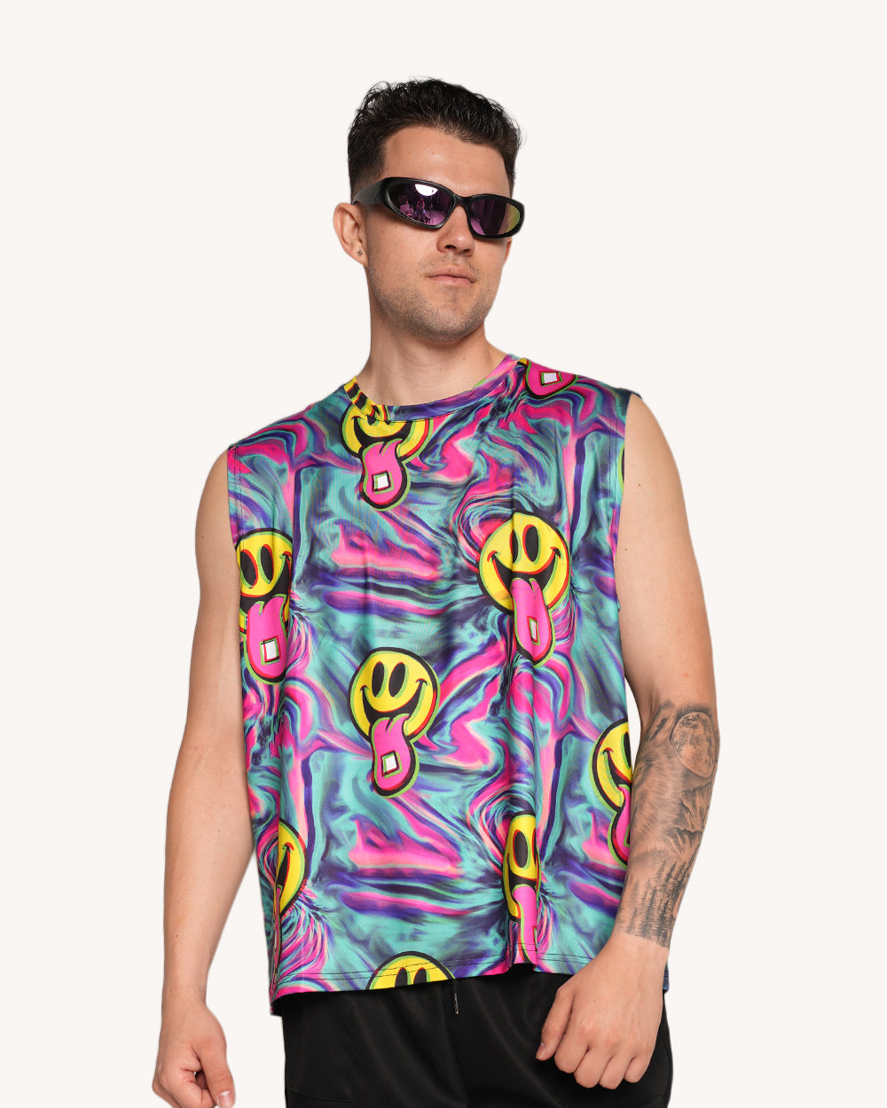 Happy Hour Muscle Tee - Image 35190556459191