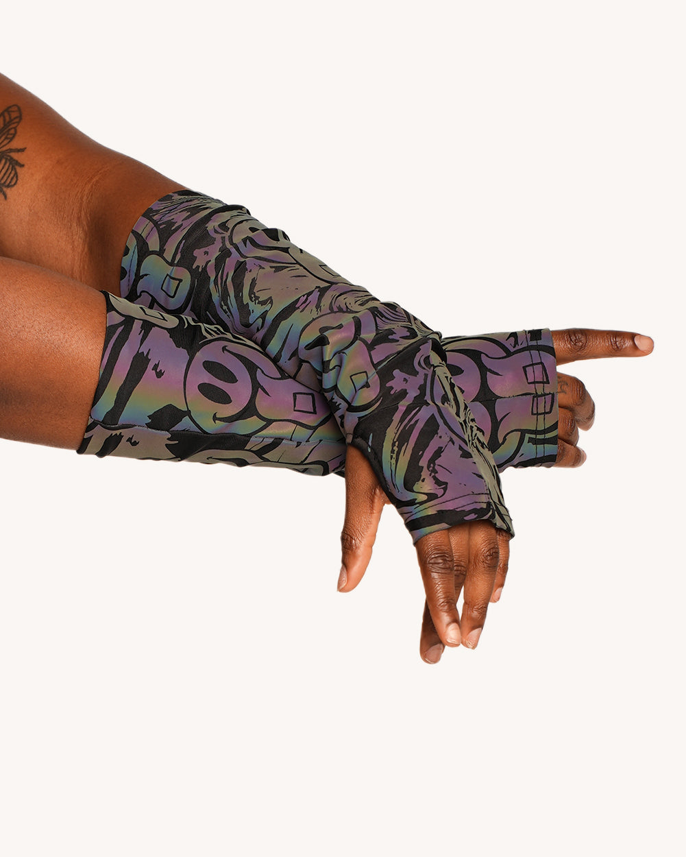 Happy Hour Rainbow Reflective Hood and Sleeves Set - Image 34709445935287