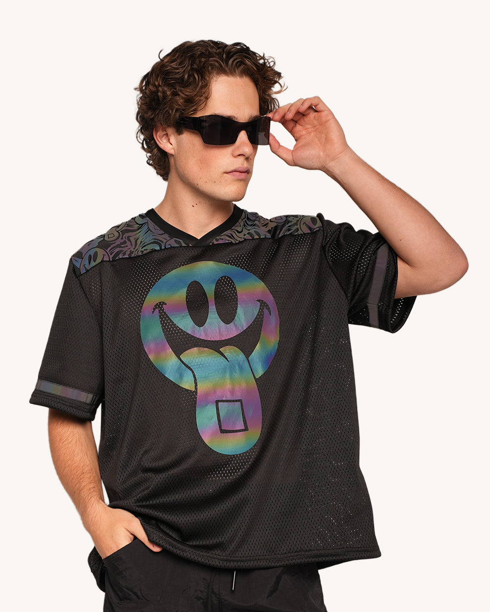Happy Hour Rainbow Reflective Jersey-Men
