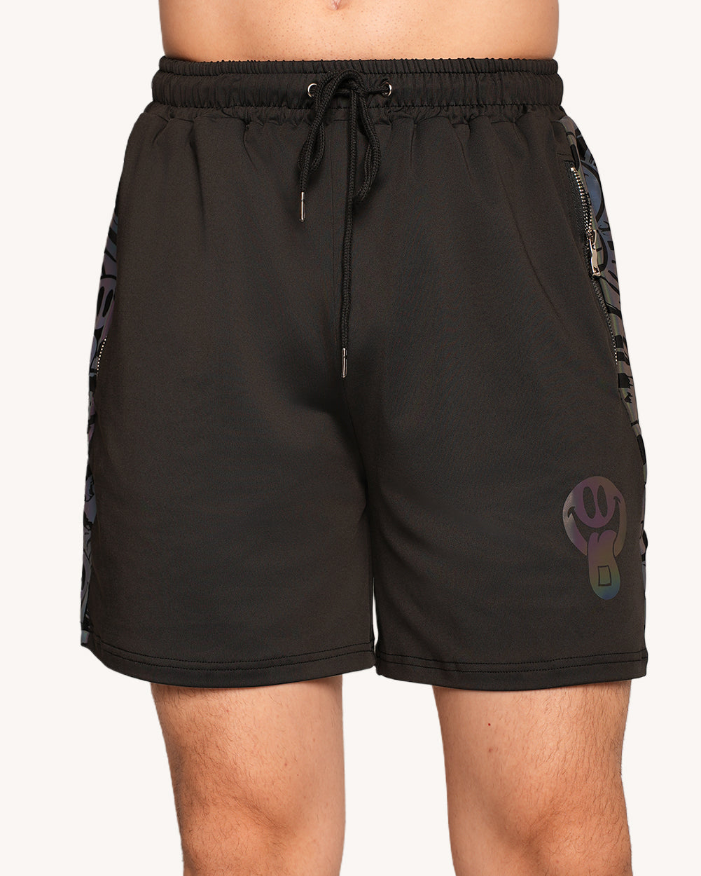 Happy Hour Rainbow Reflective Men's Shorts-Men