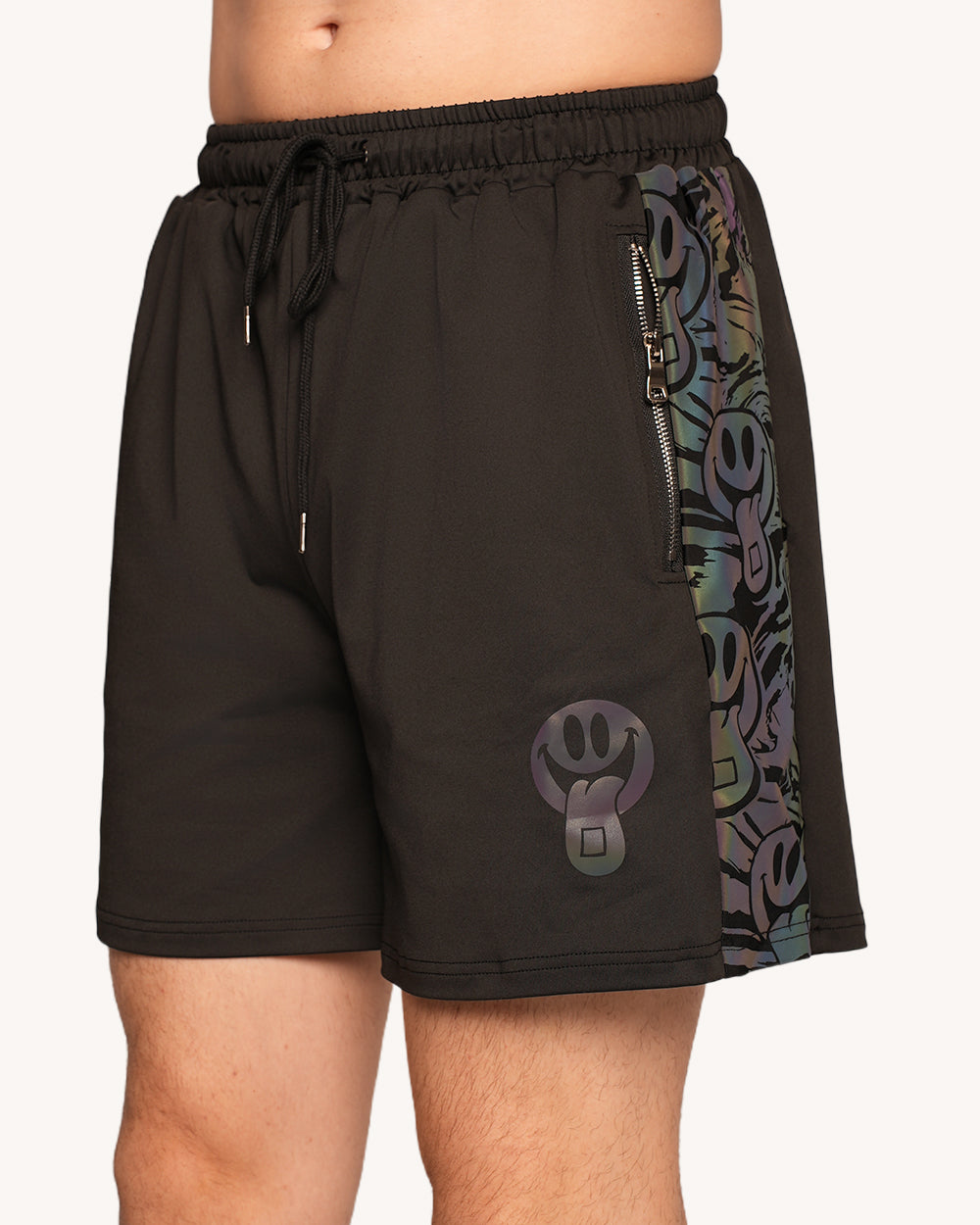 Happy Hour Rainbow Reflective Men's Shorts-Men