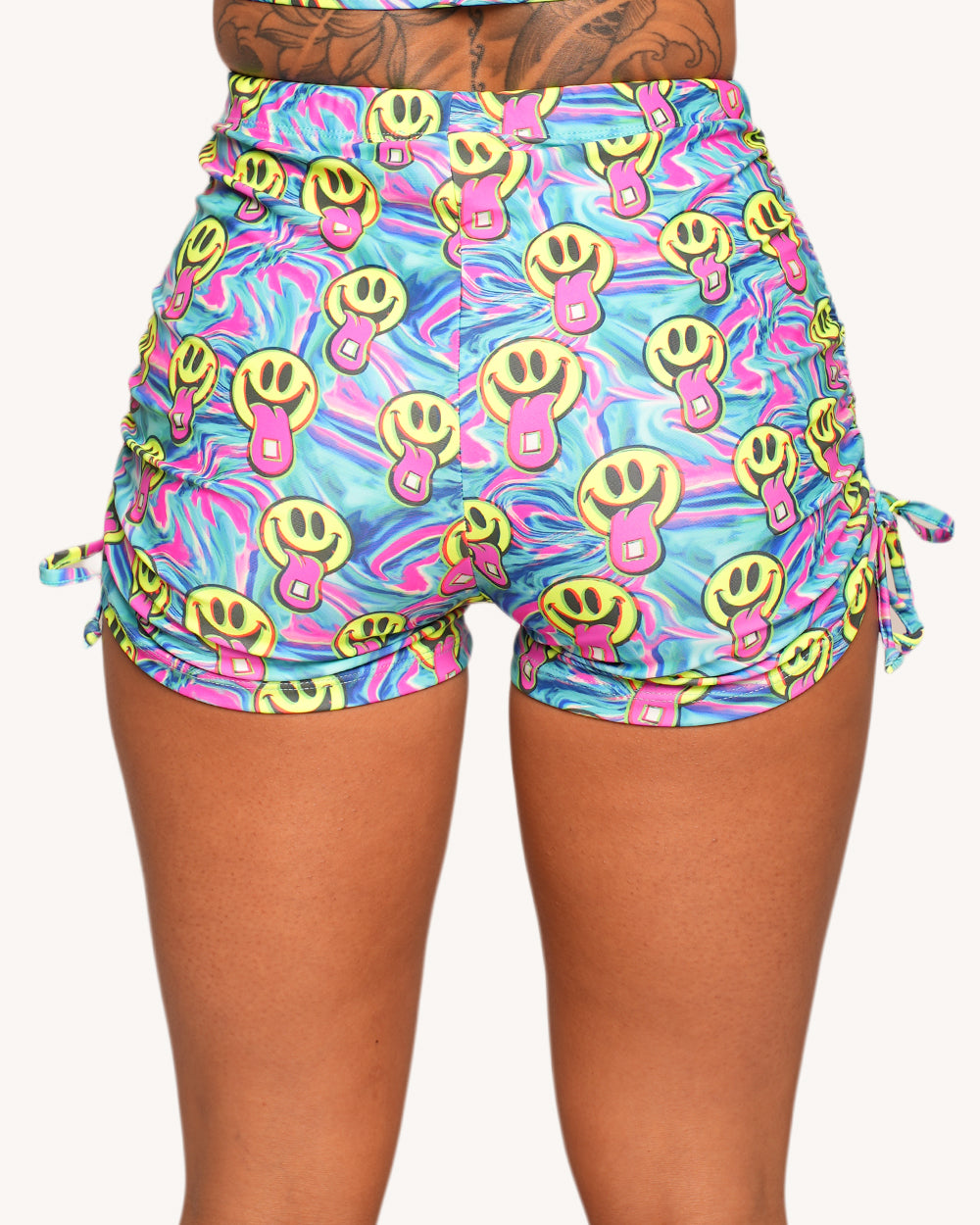 Happy Hour Ruched Shorts - Image 1
