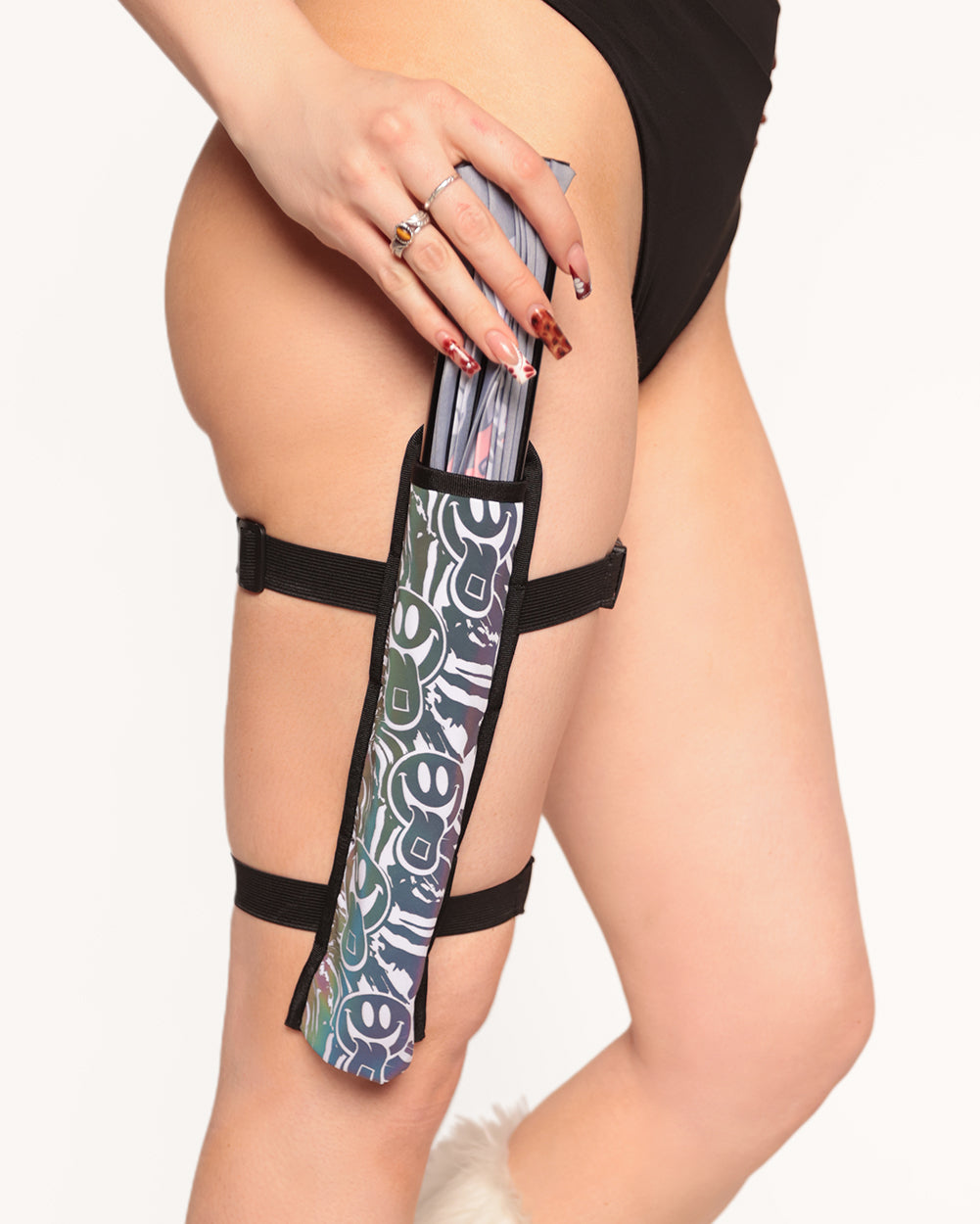 Happy Hour White Reflective Strap & Clip-on Fan Holster - Image 31880672739511