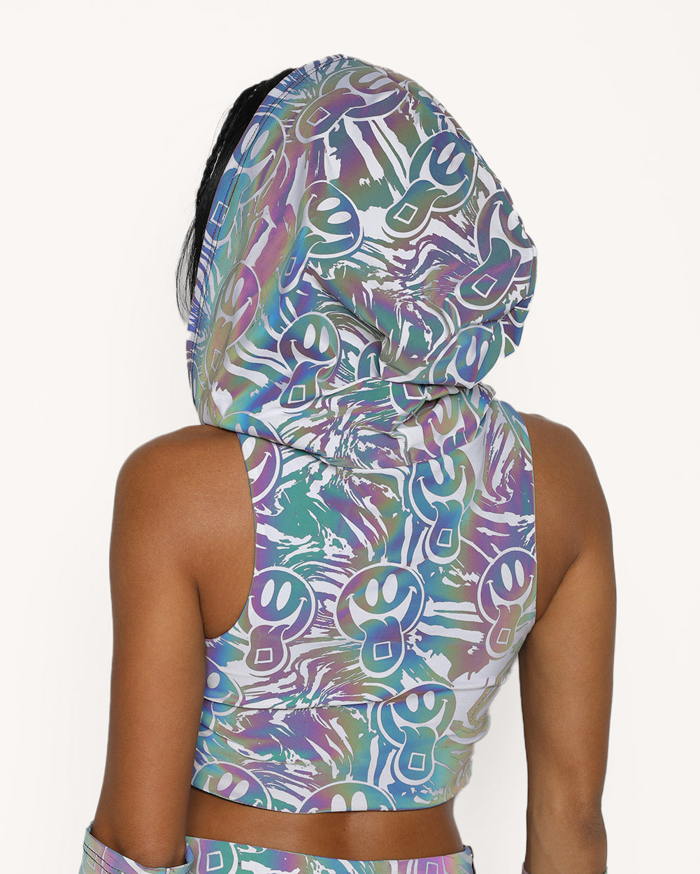 Happy Hour White Reflective O-Ring Top - Image 31868635054263