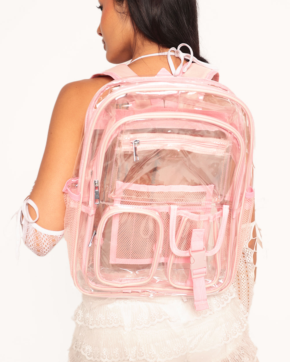 Happy Place Clear Backpack - Image 31880696955063