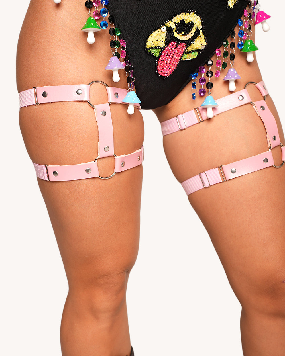 Heartbreaker Hardware Pair Leg Garters - Image 34710074065079
