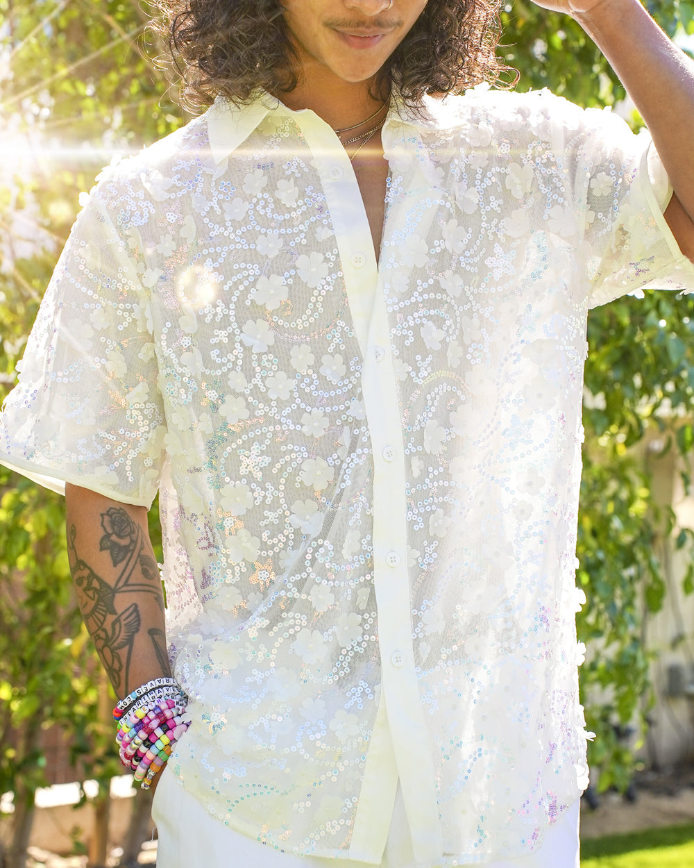 Heaven's Forever Floral Camp Shirt - Image 34955585847479