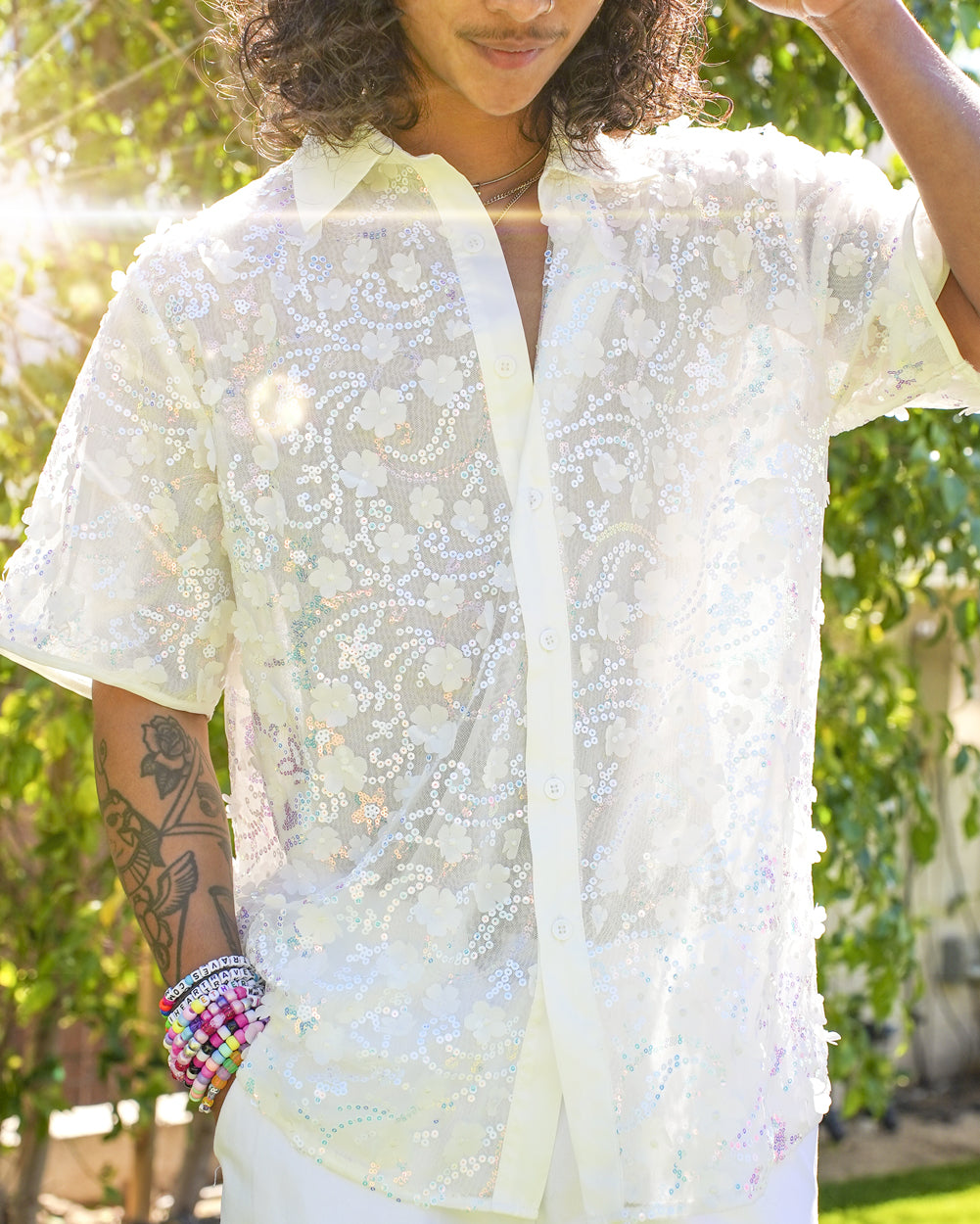 Heaven's Forever Floral Camp Shirt-Men