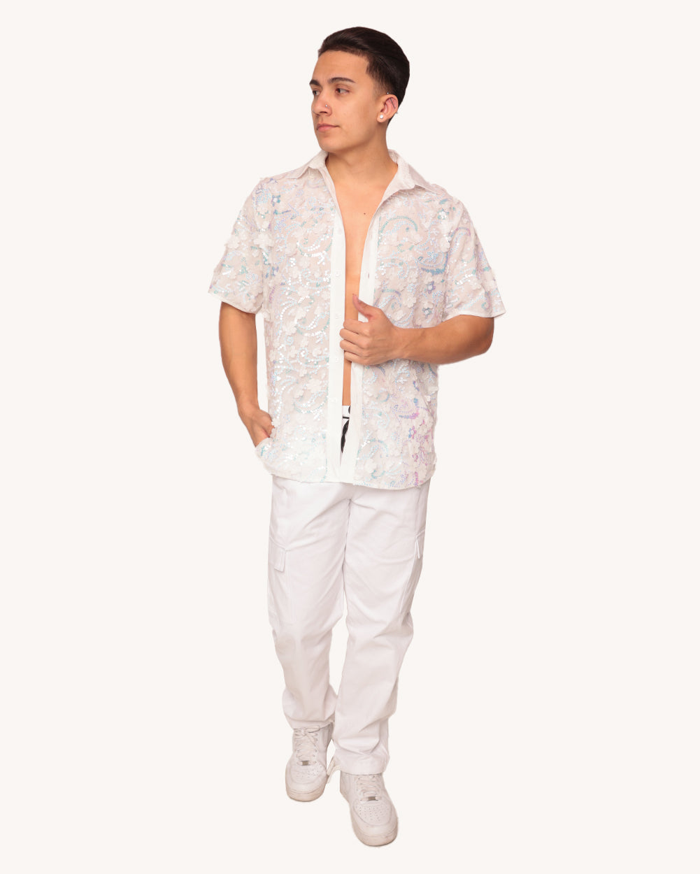 Heaven's Forever Floral Camp Shirt-Men