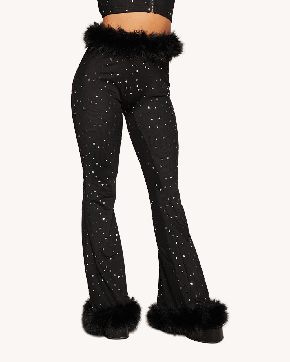 Holo Star Fur Pants - Image 38397529358519