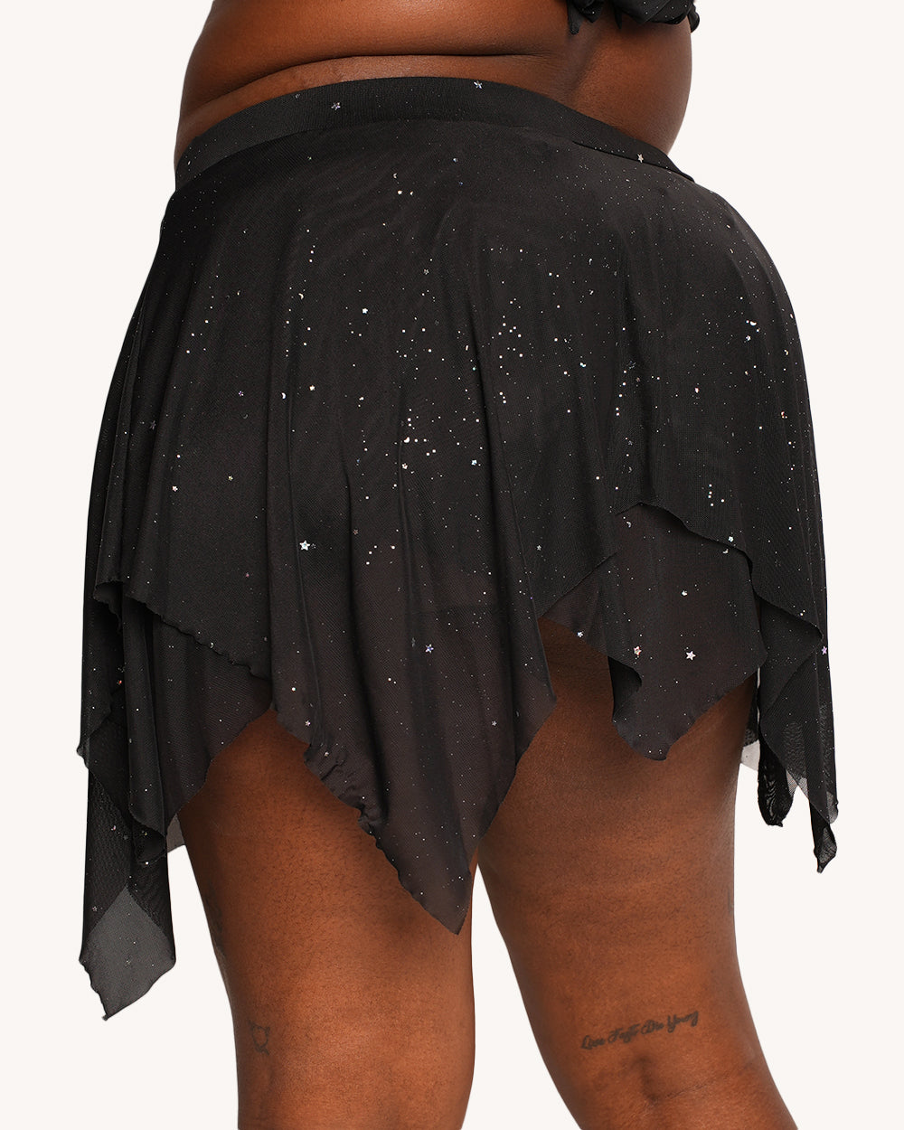 Holo Star Mesh Mini Fairy Skirt - Image 4