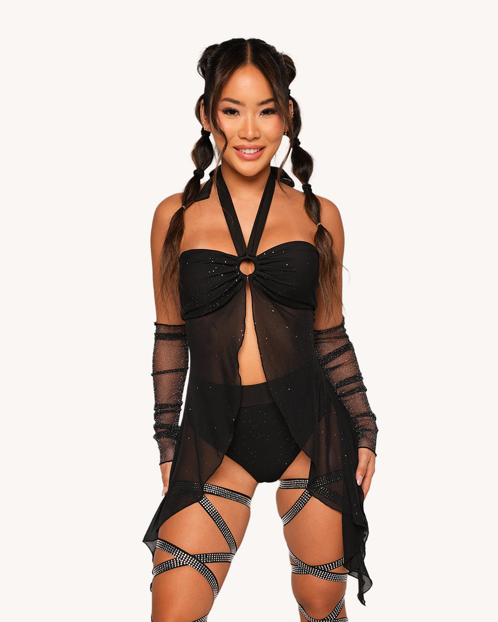 Holo Star Mesh Top - Image 34272465289399