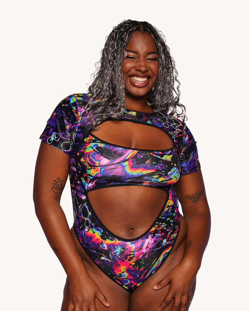 Hypnotica Cutout Bodysuit - Image 38383801106615