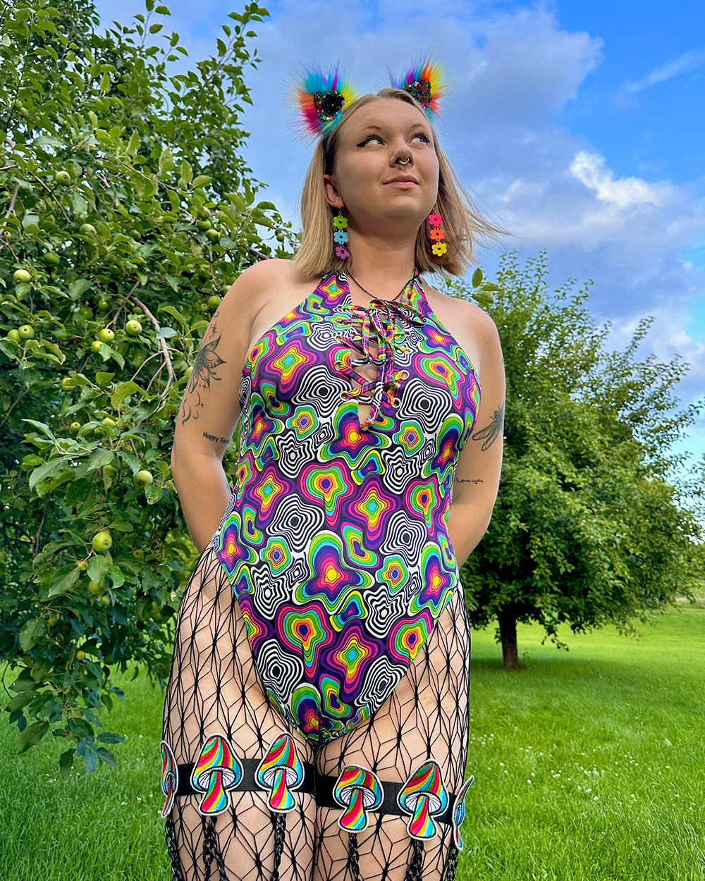 Leblunt x iHR Love Vortex Bodysuit - Image 2