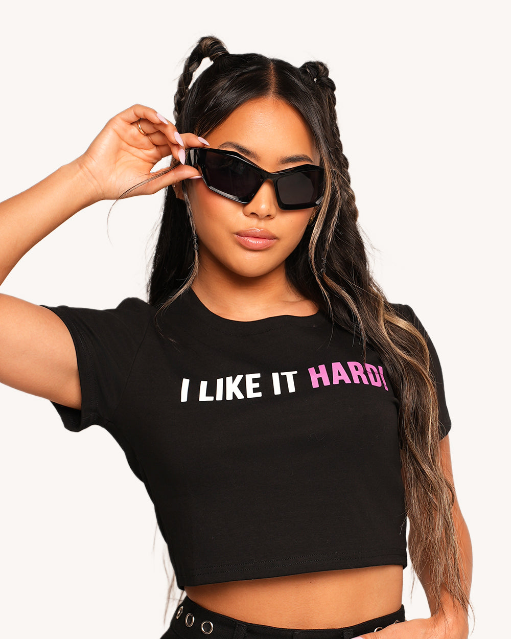 I Like It Hard Cropped Tee - Image 33213425025207