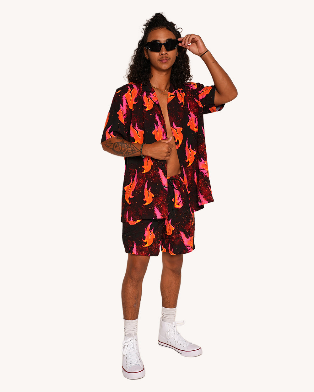 Illenium x iHR Burst of Light Camp Shorts-Men