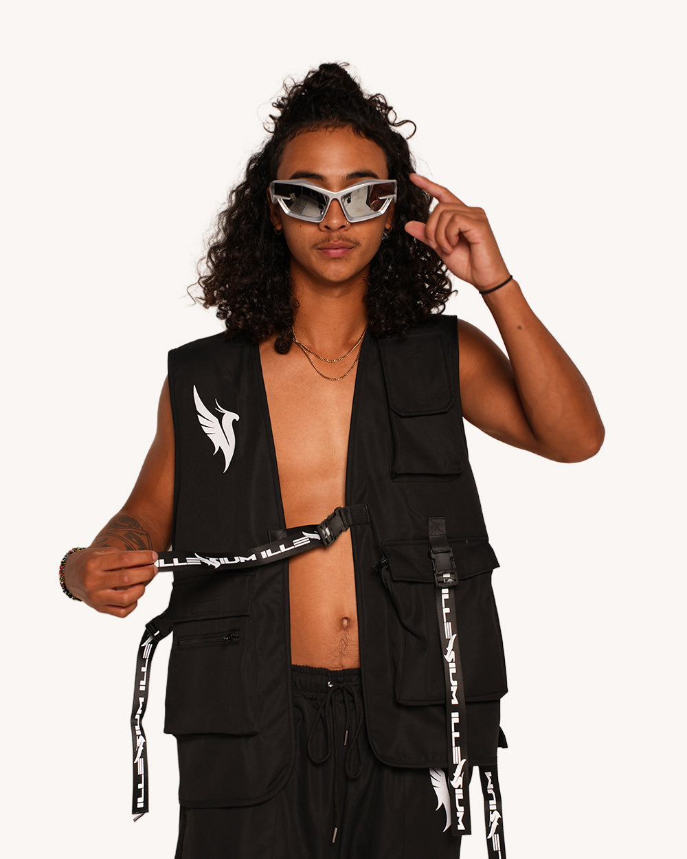 Illenium x iHR From the Ashes Reflective Vest-Mens