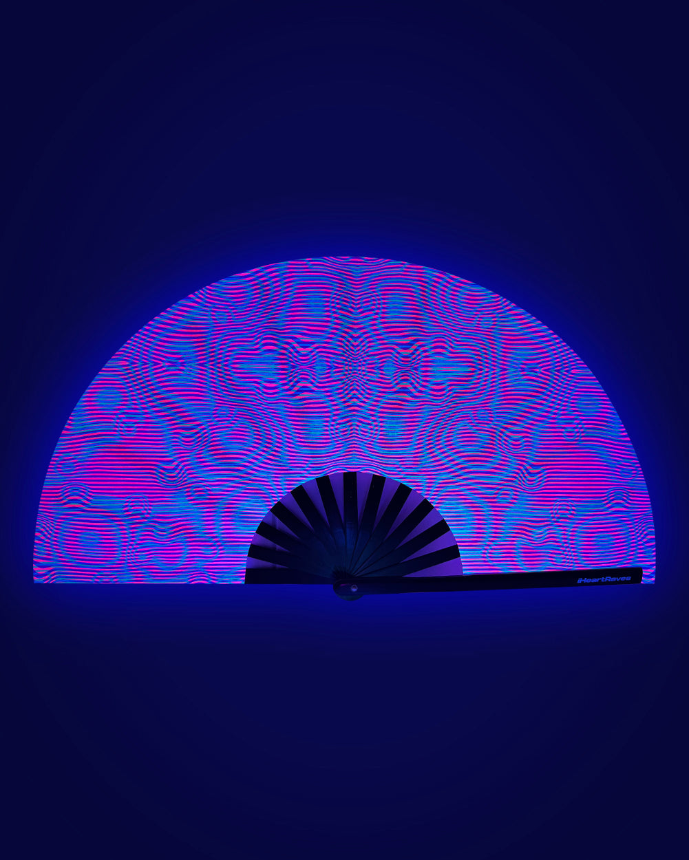 Infinite Awareness UV Reactive Hand Fan - Image 32206699004087