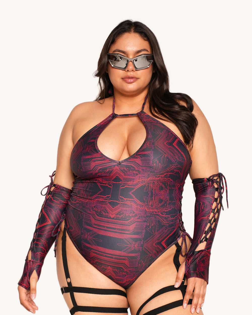 Infinite Matrix Bodysuit with Sleeves - Image 4
