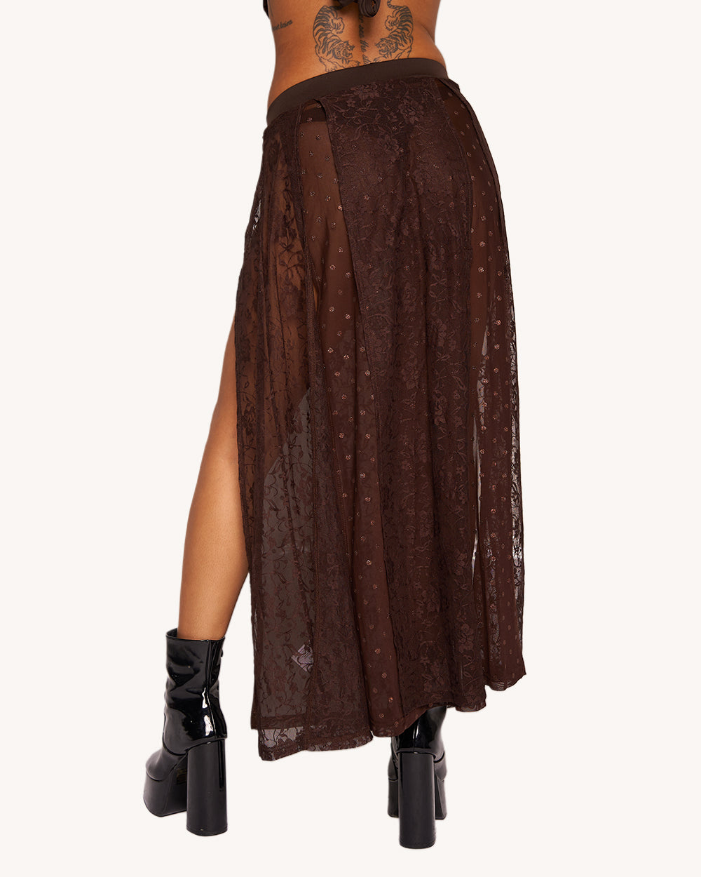 It Girl Skirt with Slits - Image 1