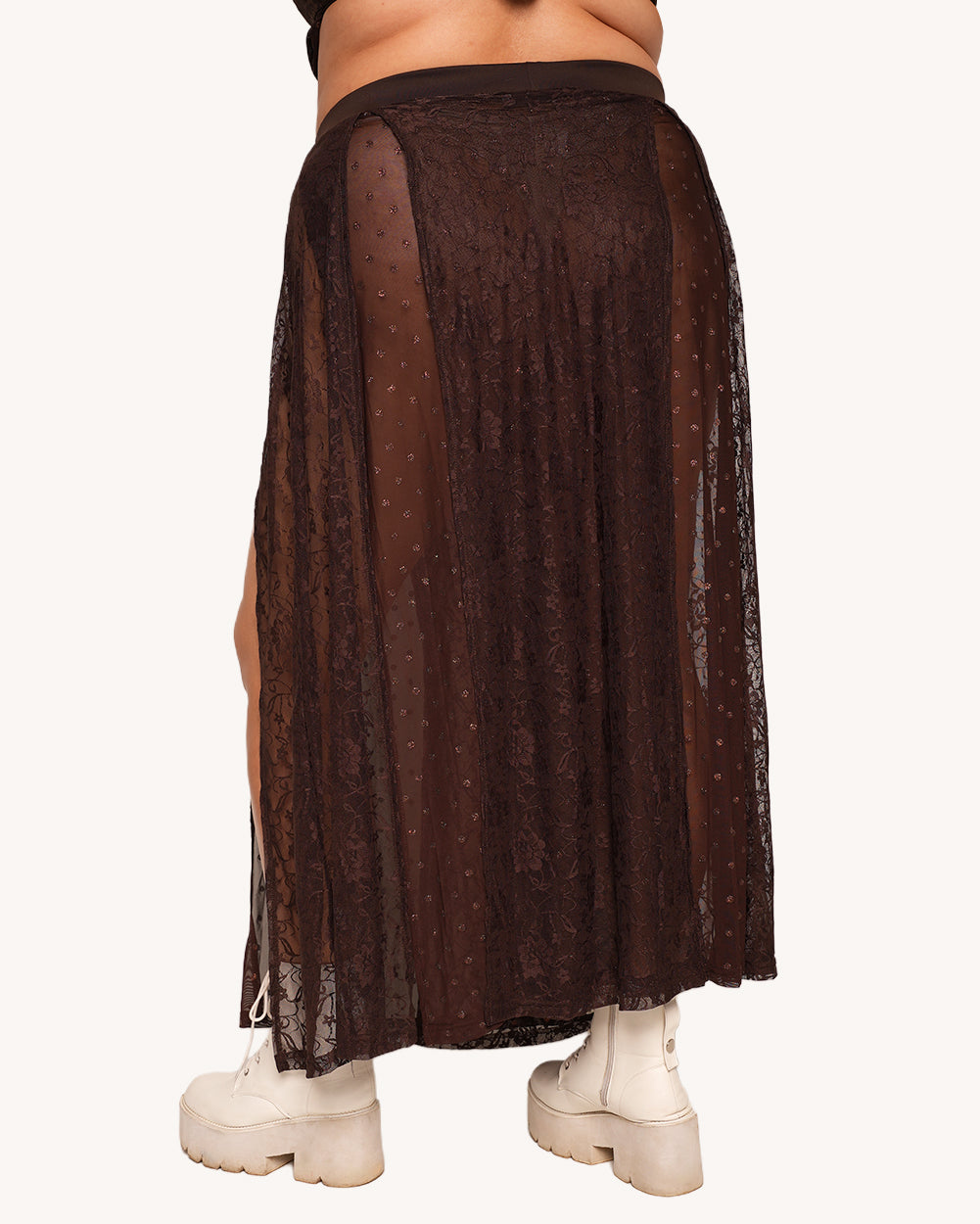 It Girl Skirt with Slits - Image 34839583621303