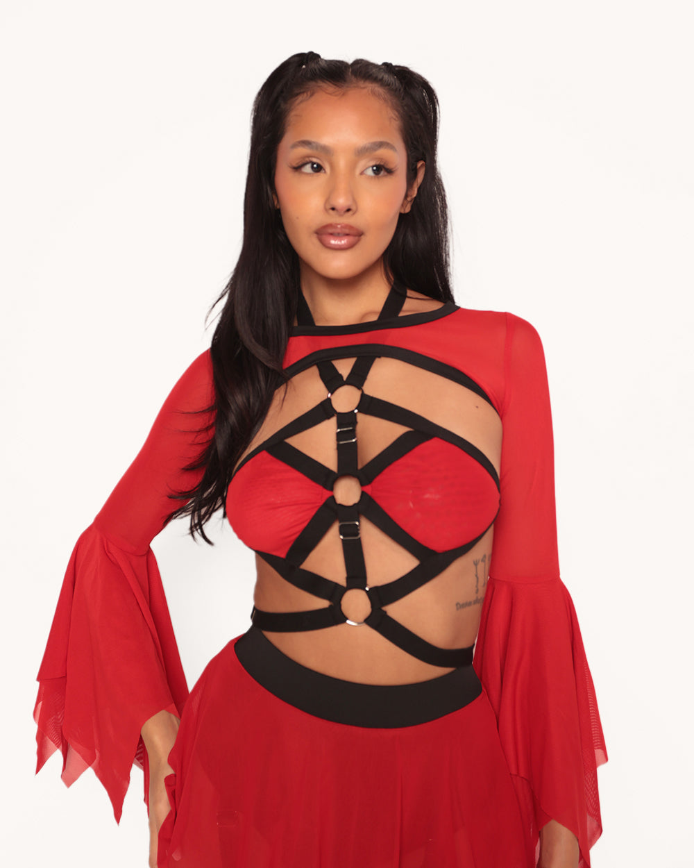 Kandi Diva x iHR Locked & Loaded Ultra Crop Top - Image 3