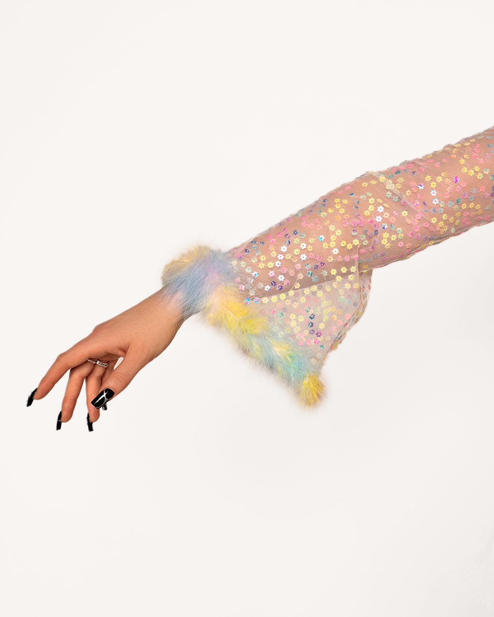 Katie Kayyyy x iHR Pastel Prism Ultra Crop Top - Image 2