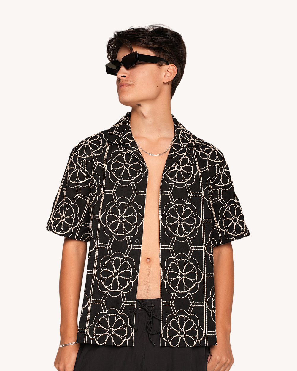 LA Nights Men's Camp Shirt-Men