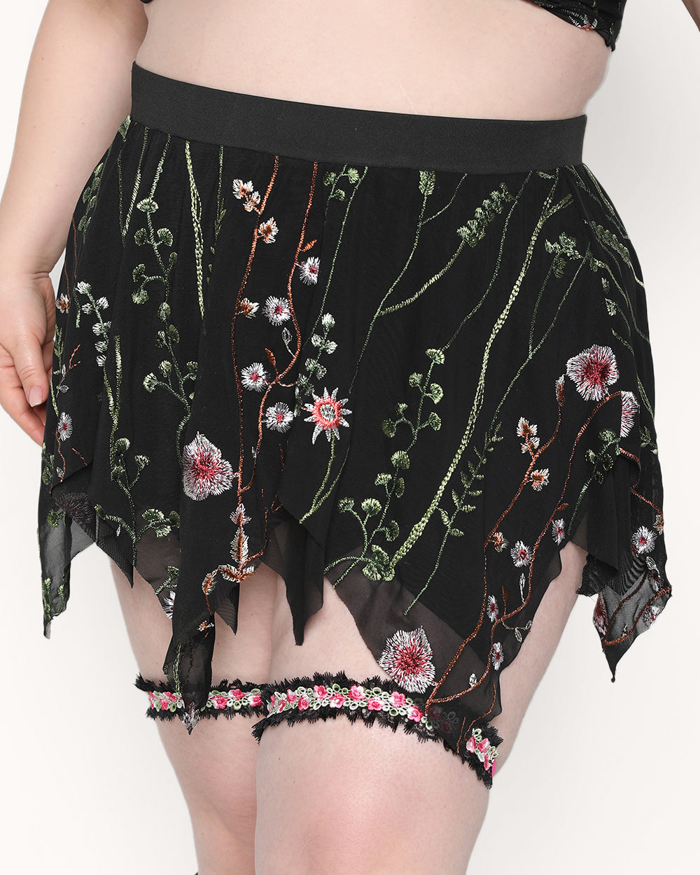 Lace Flowerfields Stretch Pixie Skirt - Image 4