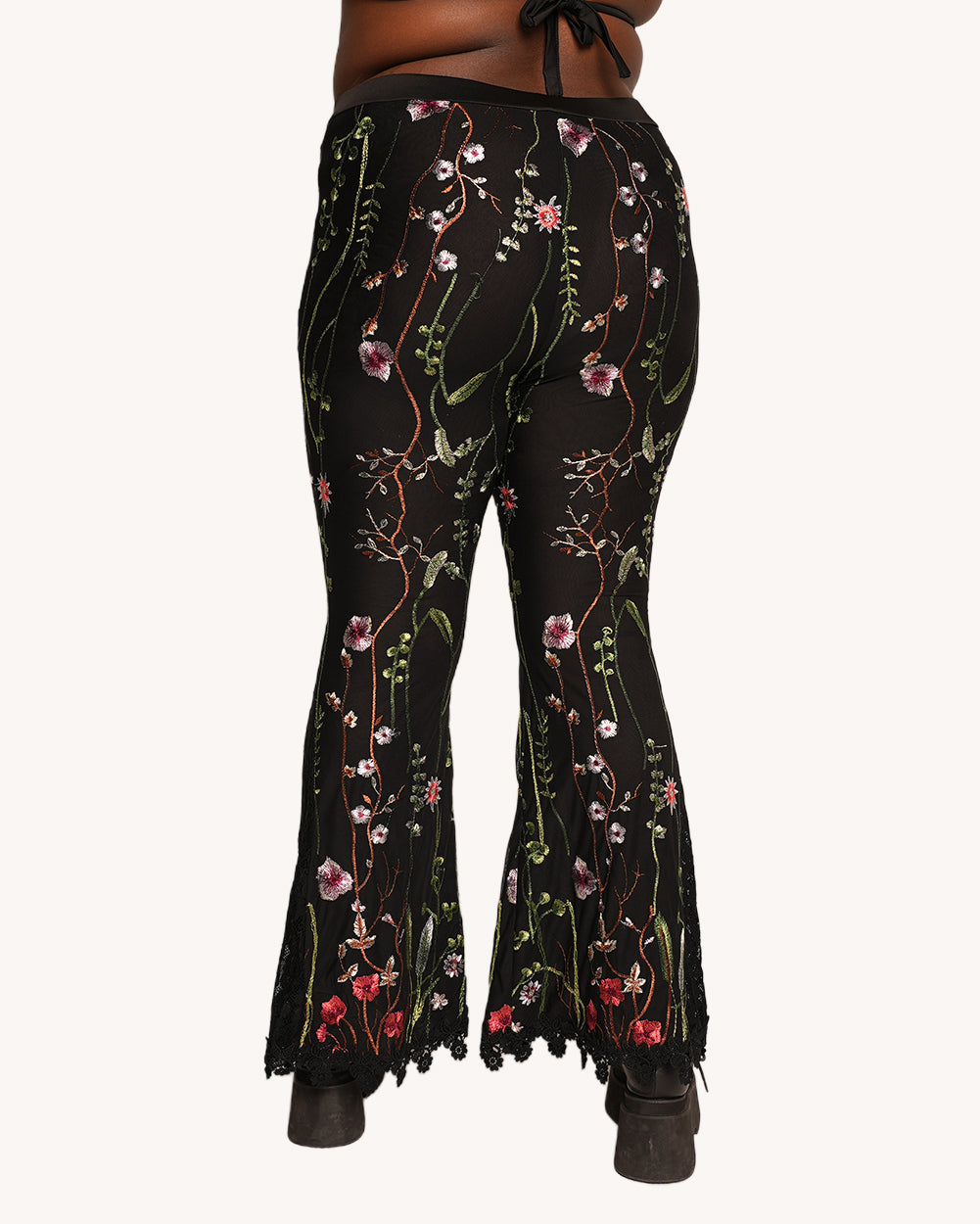 Lace Flower Fields Bell Bottoms - Image 34709565636791