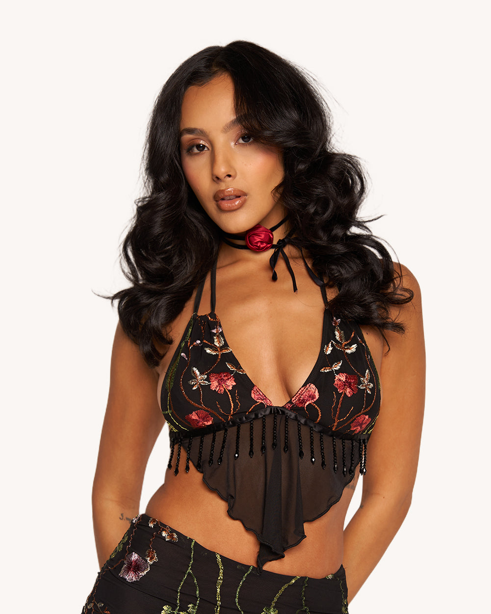 Serenity Flower Choker - Image 34888710291639