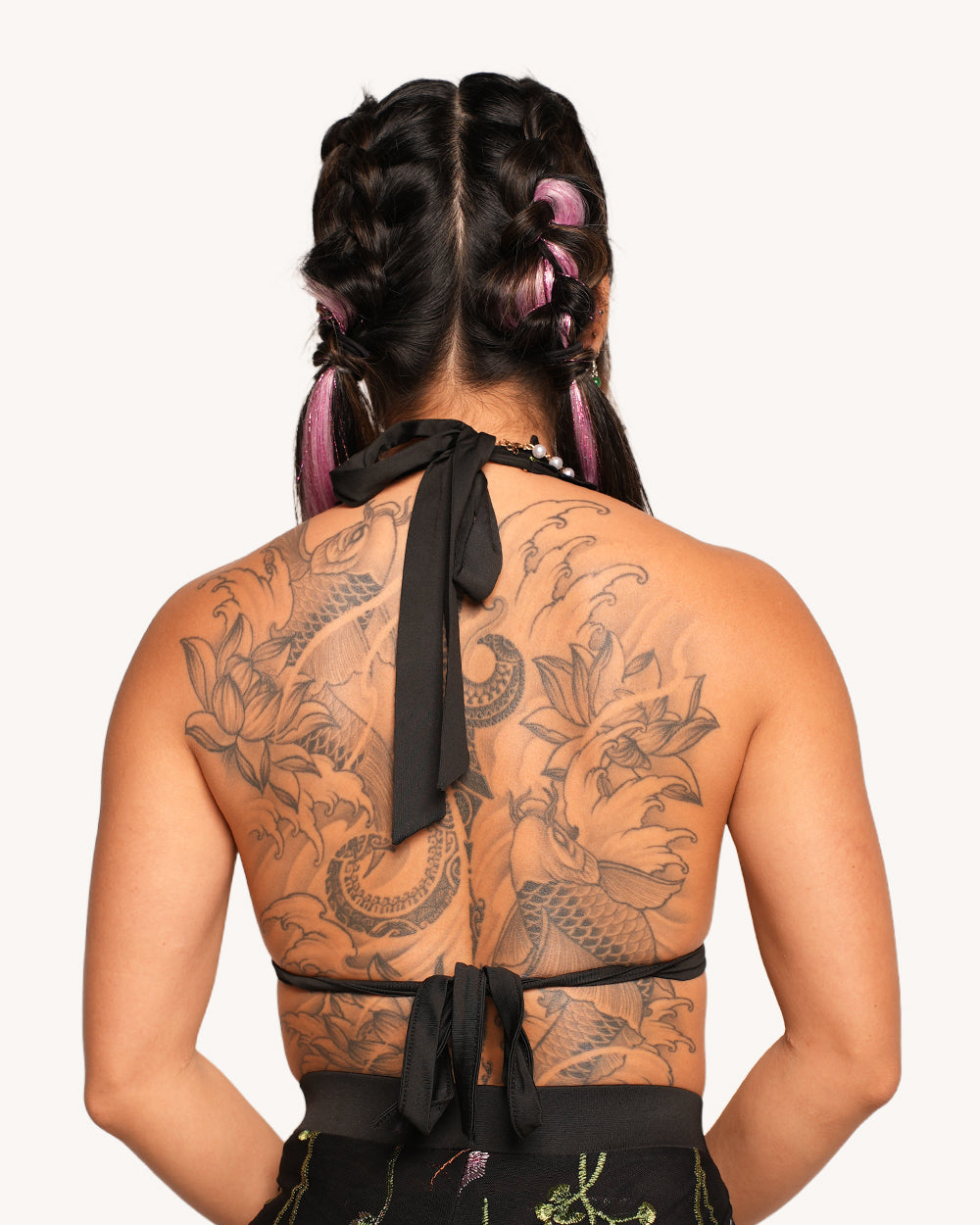 Lace Flowerfields Cowl Top - Image 1