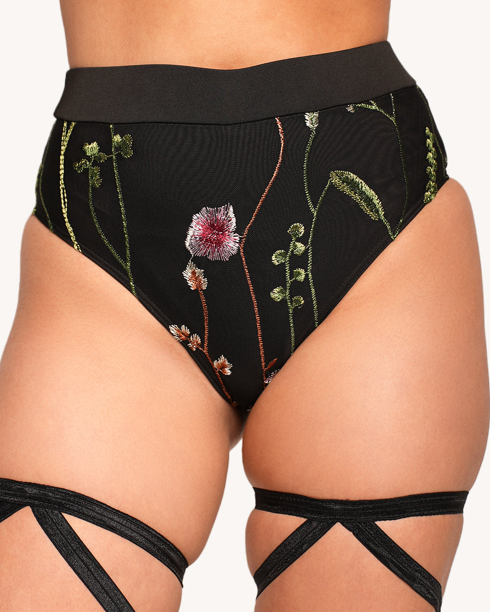 Lace Flowerfields High Waisted Bottoms - Image 34131978977463