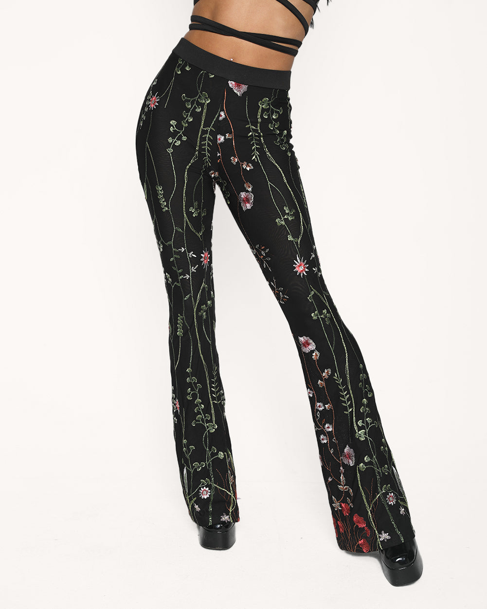 Lace Flowerfields Stretch Pants - Image 31812811653303