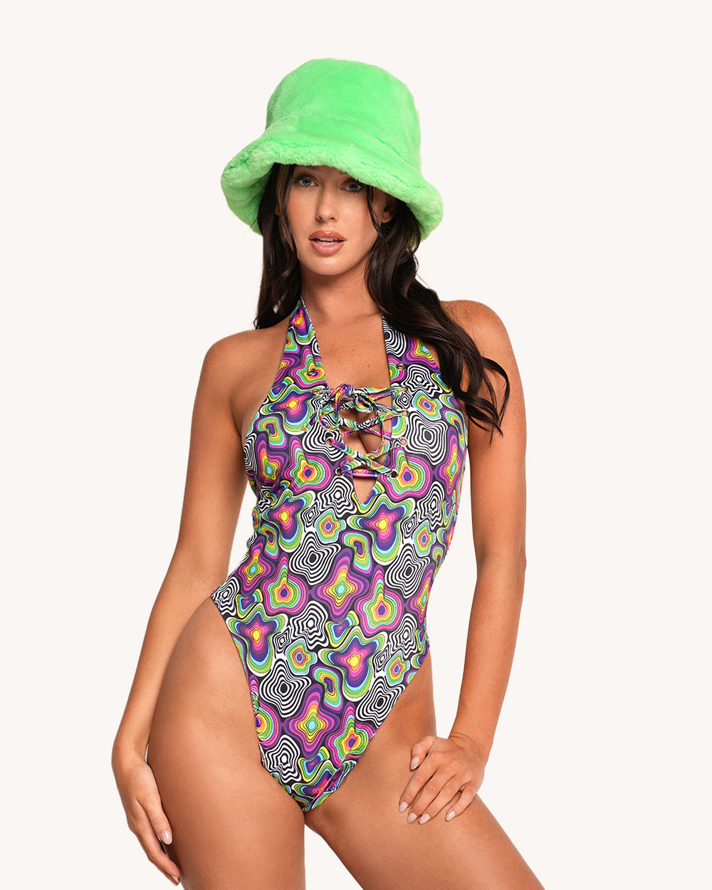 Leblunt x iHR Love Vortex Bodysuit - Image 32796765618359