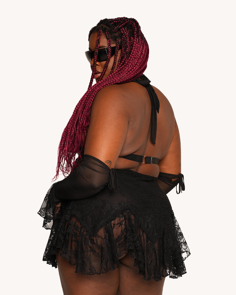 Love Letters & Lace Dress with Sleeves - Image 4