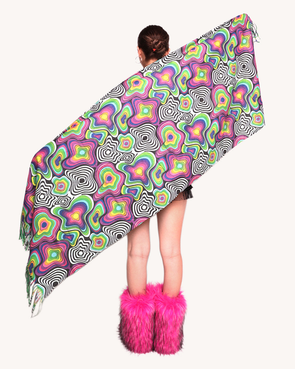 Leblunt x iHR Love Vortex Pashmina - Image 32796775317687
