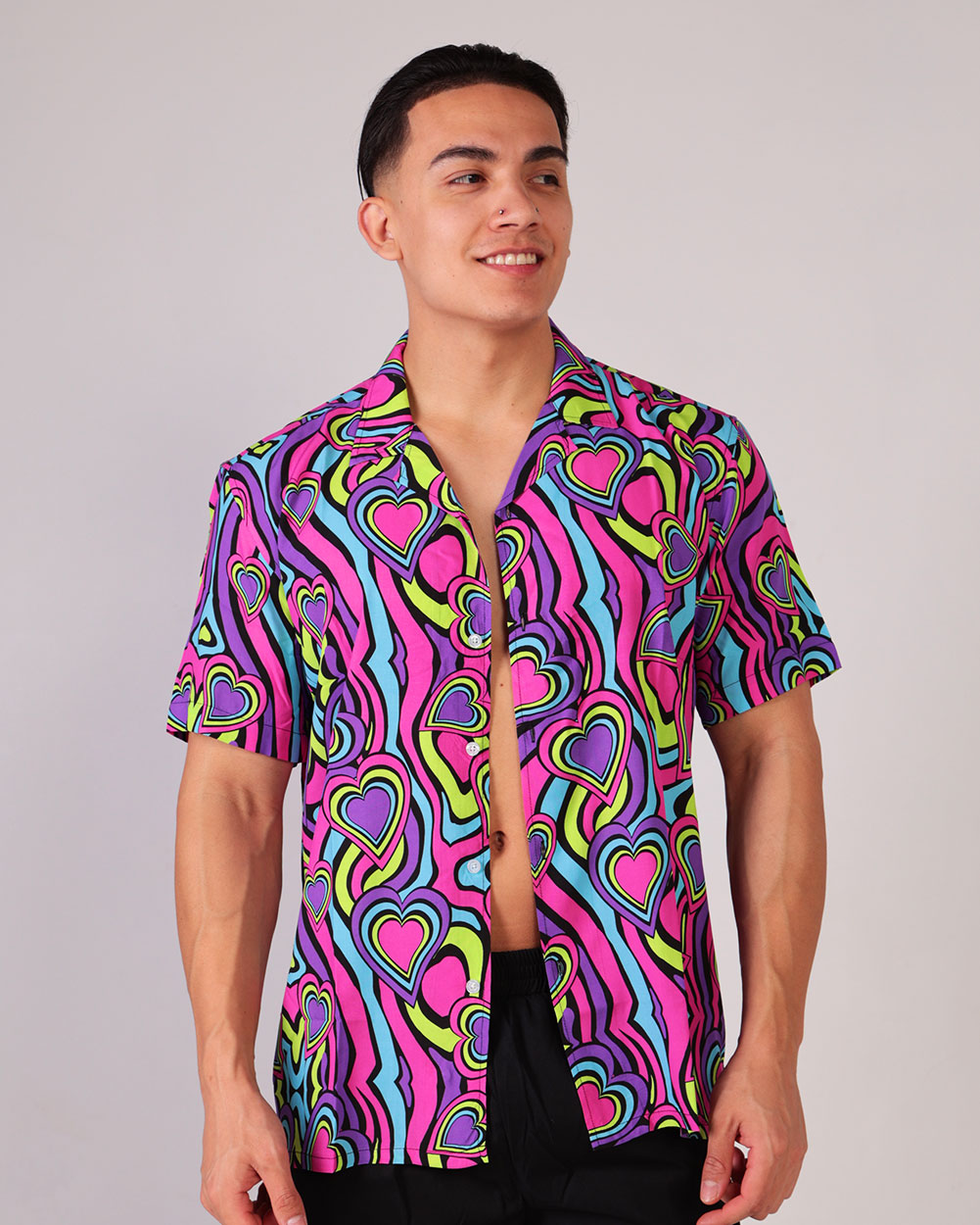 Lover Boy Men's Camp Shirt-Men