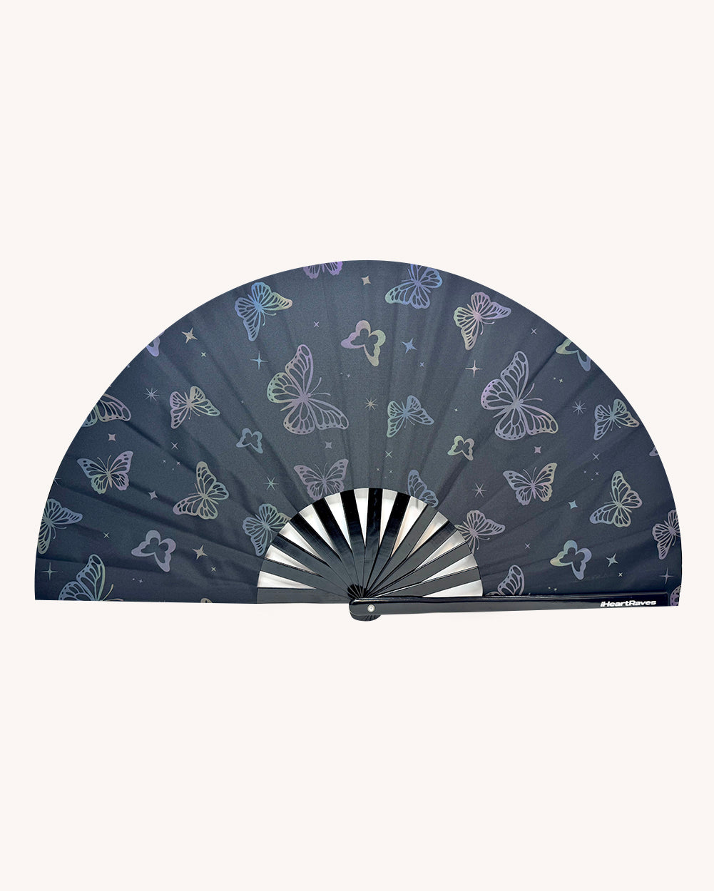 Lucid Flight Rainbow Reflective Hand Fan - Image 32206733934775